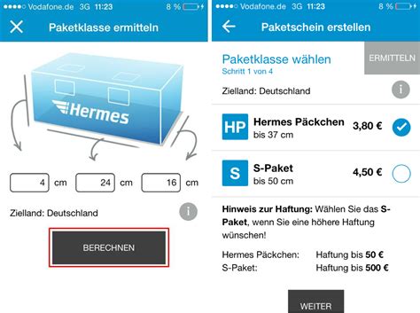 hermes paketschein|hermes kosten paket.